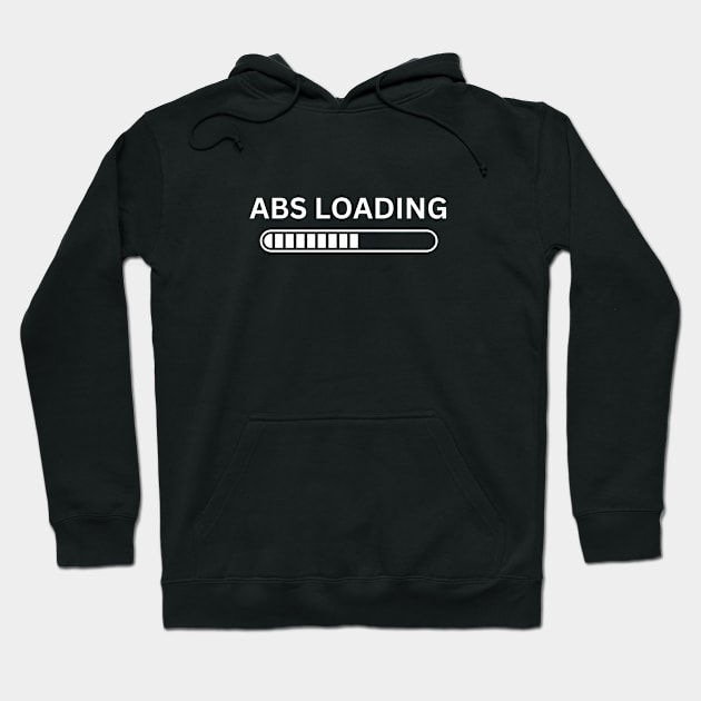 Abs loading - funny gym Hoodie by Patterns-Hub